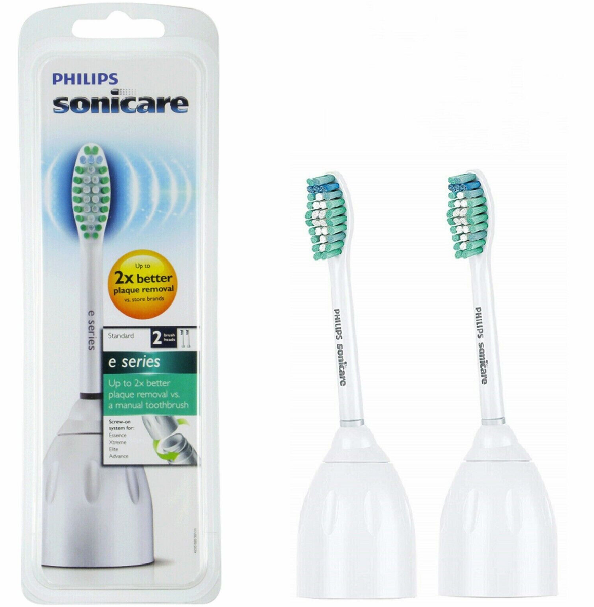 Sonicare Philips HX7002 Sonic Toothbrush Replacement Head - 2 Pack