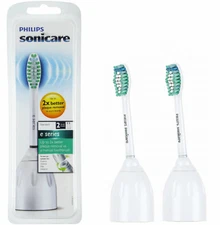 2X Philips Sonicare E Series HX7002 Replacement Toothbrush Brush Heads Brand New