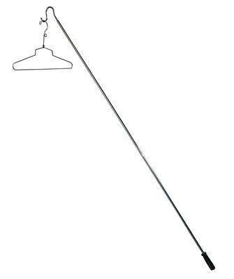 Lot 4 Adjustable 52 Reach Pole Garment Retriever Hook Reacher