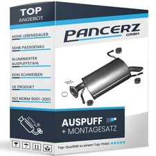 Endschalldämpfer für SUZUKI SWIFT IV 1.2 16V 1.3 DDiS 10.2010-12.2016 Auspuff
