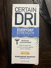 Certain Dri Everyday Strength Clinical Antiperspirant Deodorant 2.6 Ounce
