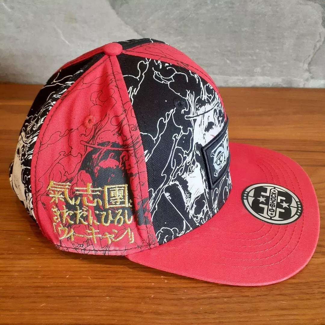 G SHOCK ONE PIECE Collaboration Adjustable Cap Red Anime Manga