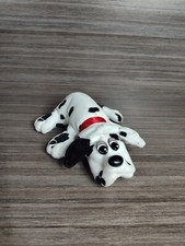Vintage 1985 Tonka Pound Puppies Newborns White Black Spots Dog Dalmatian