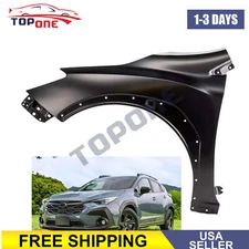 Front Fender Driver Side For 2018-2023 Subaru Crosstek Primed Steel SU1240151