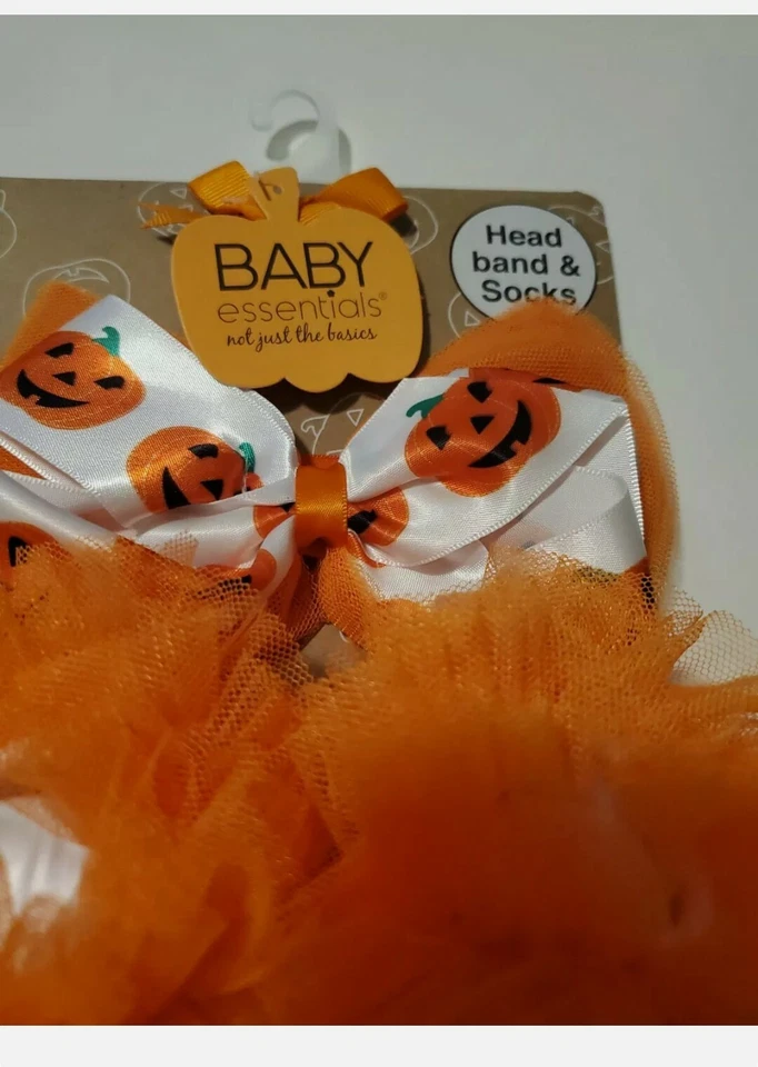 Halloween Baby Essentials Head Band and Socks 0-6 months - Image 2 of 4