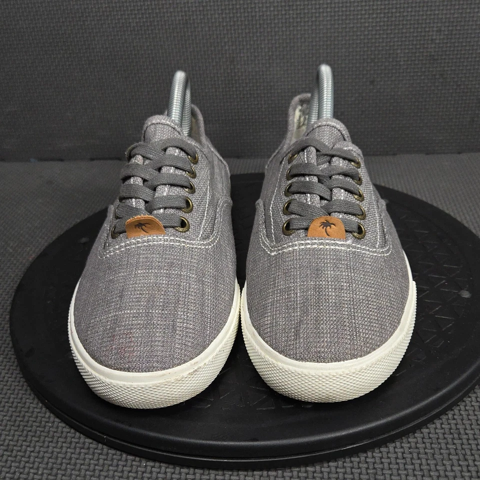 Margaritaville туфли женщин Sz 9 серый белый холст шнурует вверх кроссовки - Изображение 2 из 4