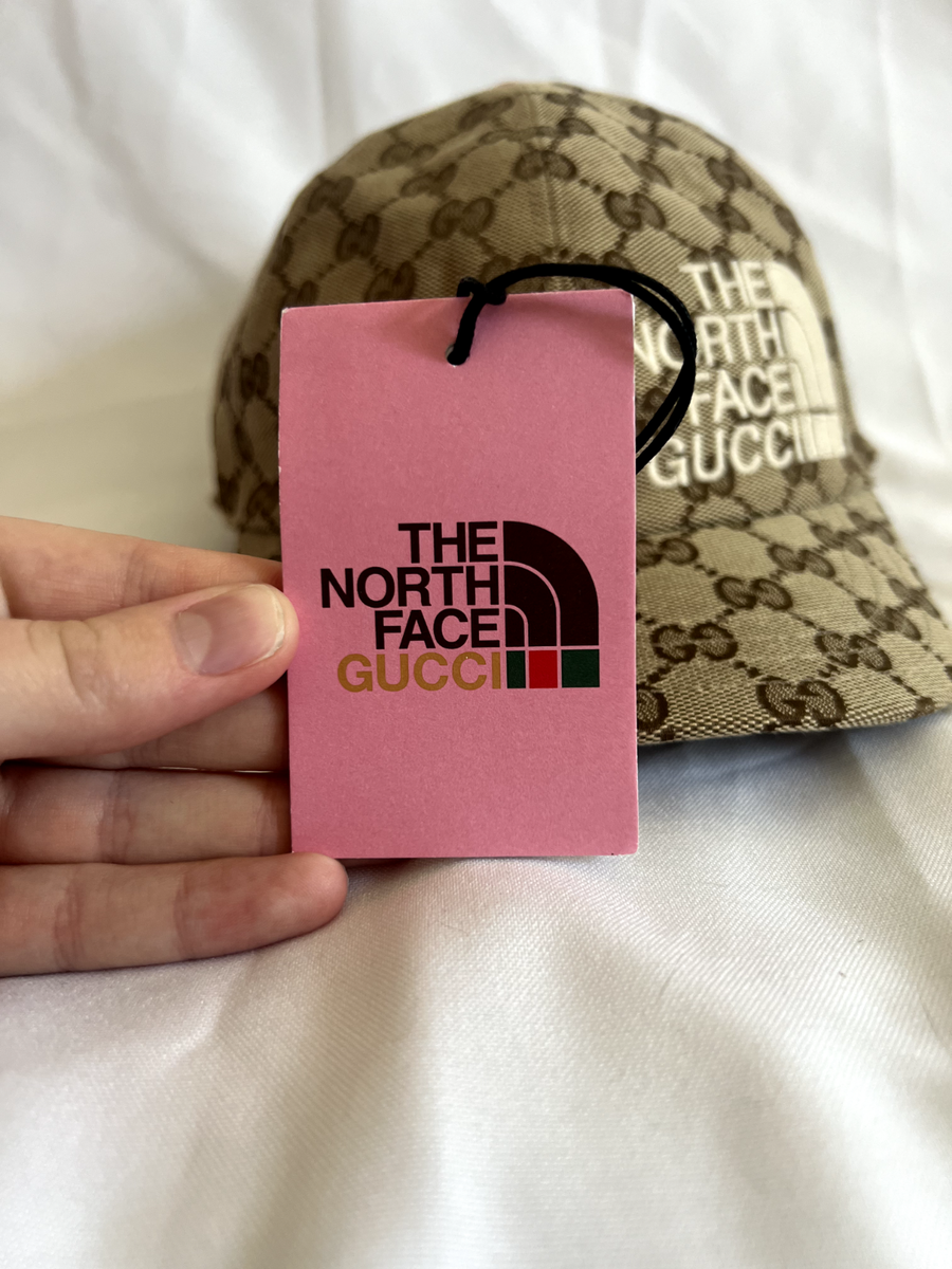 Gucci X The North Face Baseball Hat Beige/Ebony SOLD OUT Gucci X The North Face Baseball Hat Beige/Ebony SOLD OUT