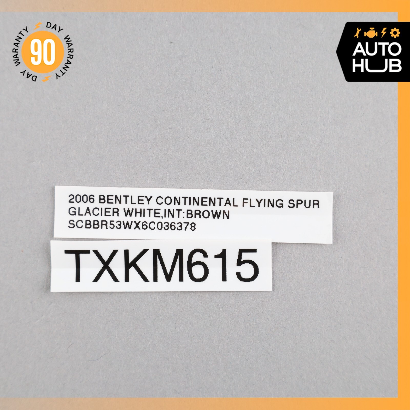 06-13 Bentley Continental Flying Spur Overhead Dome Light Trim Wood OEM 58k