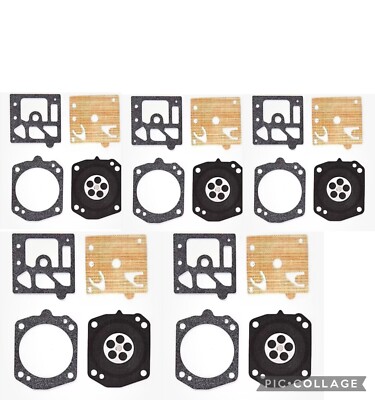 5 Pcs DAN GASKET & DIAPHRAGM D-10 HD