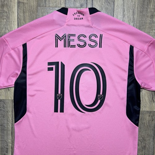 Adidas Inter Miami CF #10 Lionel Messi 2024 Authentic Soccer Jersey Men’s Medium - Picture 6 of 10