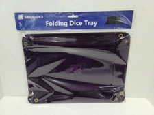 Sirius Dice Gaming Supplies Purple Rectangle Folding Tray Copper Buttons  14c