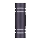 Rubbed Bronze Outdoor Wall Lantern Modern Industrial Dual Up Down Light ...