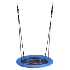 40" Tree Swing Set Saucer Swing Seat for Kids Backyard Outdoor Park Blue