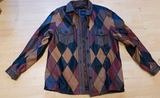Ladies' Nasty Gal Leather Patchwork Icon Jacket Small Used
