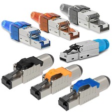 Netzwerk Stecker RJ45 Cat7 CAT8 LAN Netzwerks...