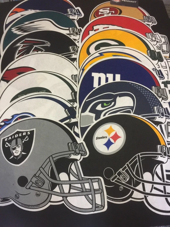 (U Pick) Equipo NFL Fieltro Casco Estilo Banderines Talla 13x16 (Envío Gratis en 2º Artículo) Foto 3 de 4
