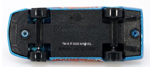 Maisto Ultimate Marvel Spider Man Chevrolet Corvette ZR-1 Loose New Blue 1:64 - Picture 4 of 4