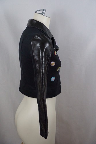 NWT Disney D-Signed Girl Tsum Tsum Special Edition Moto Jacket Sz M (10-12) $50 - Picture 9 of 12