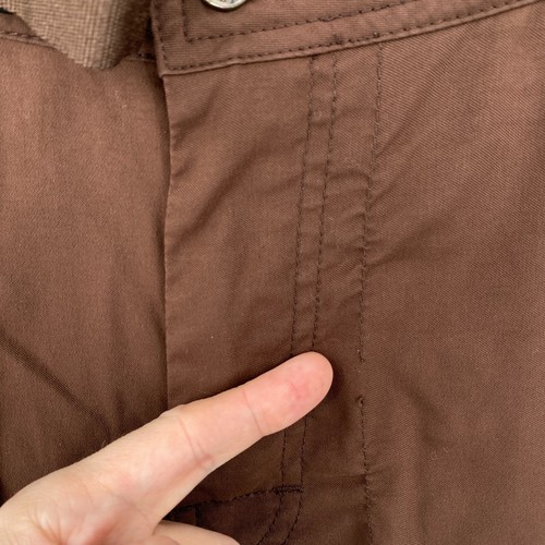 prAna Breathe Belted Hiking Convertible Cargo Pant Mens Medium 32 Inseam Brown - Picture 3 of 13