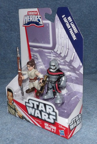 PLAYKOOL 2015 HEROES STAR WARS HÉROES GALÁCTICOS REY Y CAPITÁN PHASMA - Imagen 4 de 6