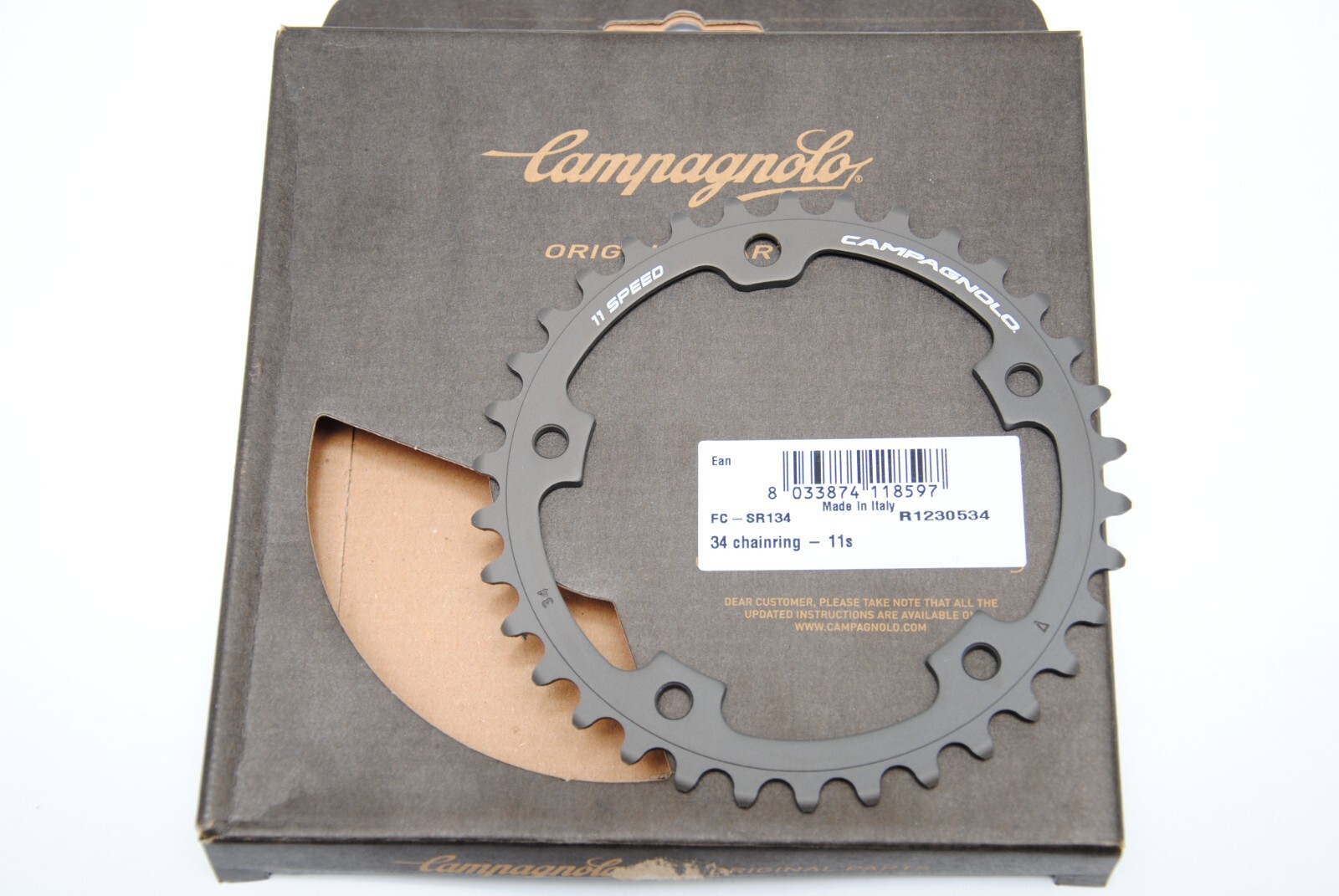 Corona Campagnolo 34T 11s Super Record Record Chorus 11v dal 2011 al 2014