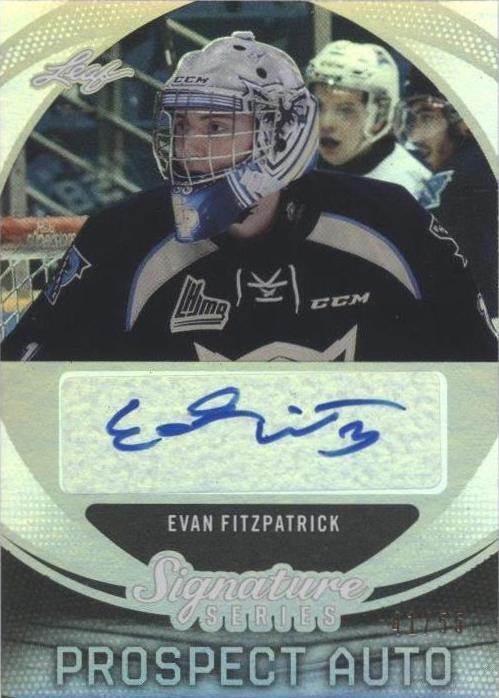 2015 Leaf Signature Series - Evan Fitzpatrick #SP-EF1 - 1 of 1