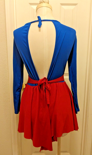 SUPERGIRL Rubies Adult Womens Halloween Costume Outfit Dress Cape - Sz Small - Picture 9 of 11