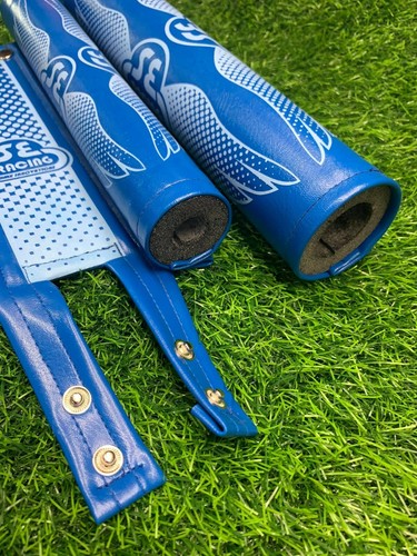 Old School BMX SE Racing PK Pad Re Made frame handlebar stem blue - Picture 3 of 3