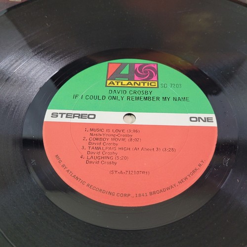 DAVID CROSBY, IF I COULD ONLY REMEMBER MY NAME LP - ORIGINAL PRESS - Picture 3 of 9
