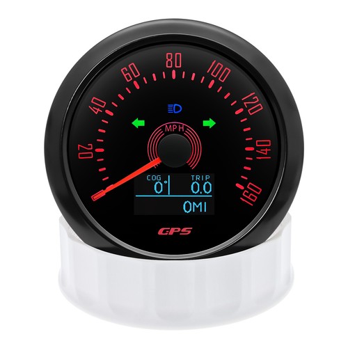 85mm GPS Speedometer 160MPH Tachometer 8000RPM Gauge Set for Boat Car Truck US - Picture 7 of 16