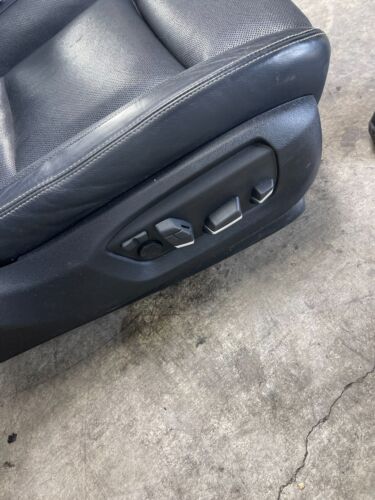 BMW F10 Exclusive Black Nappa Leather M-Sport Heated Seats Panels Set OEM 95K - Picture 12 of 24