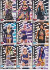 Topps WWE Wrestling Set Lot (5) 2016 Heritage, 2017 Womens , # 2  Free Shipping