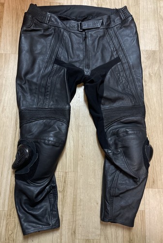 frank thomas leather motorcycle trousers