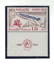 N°1422 PHILATEC 1964, FRANCE, COTE 30€