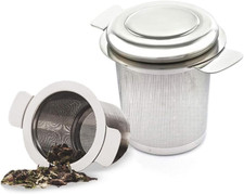 Infusore Tè Classico | Ideale per the in Foglie | Infusore per Tisane in Acciaio