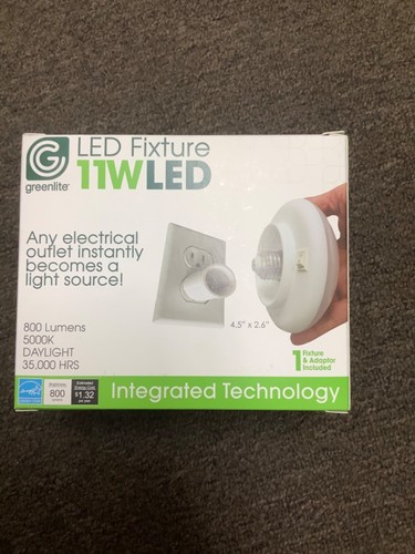2*Screw in or plug in Greenlite LED Bulb all Purpose Fixture 3000K NIB 11 watt - Picture 4 of 6
