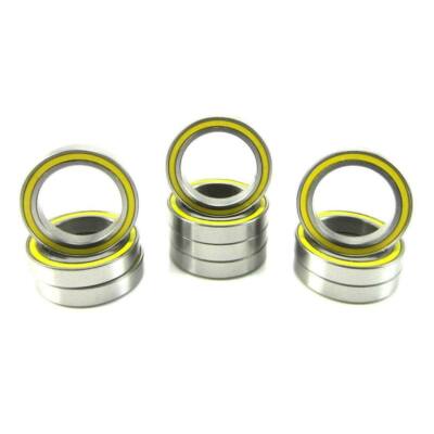 Cuscinetti ABEC 3 Guarnizione Gomma 10x Cuscinetti A Sfera Di Precisione Trb Rc 5x16x5mm Abec 3 Con - Foto 10