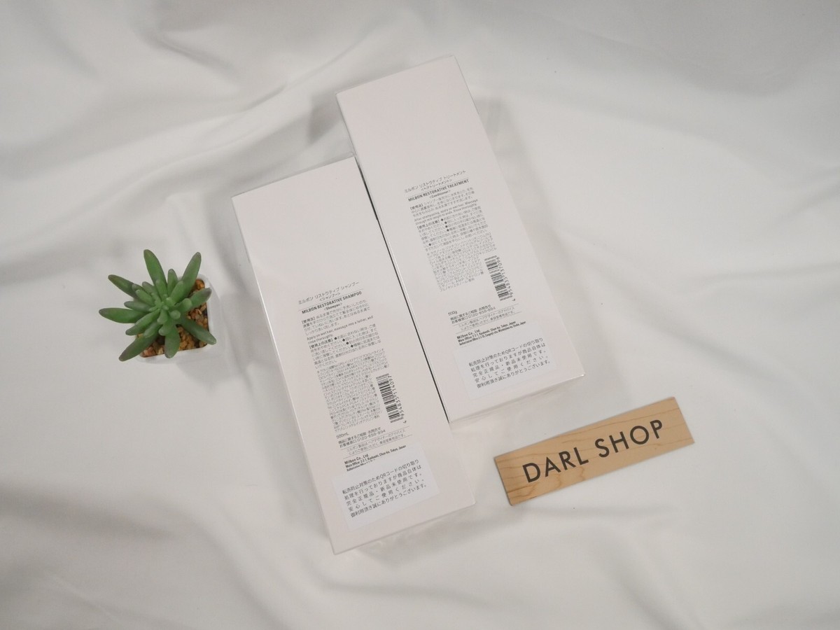 Milbon Repair Restorative Shampoo & Treatment 500ml each Japan CBP