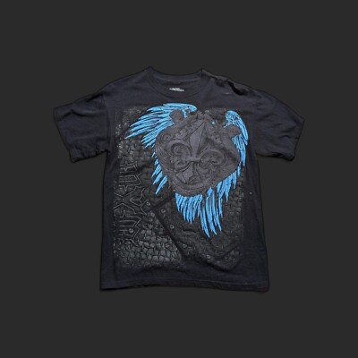 Maximum Threadz Black T-Shirt M Large Gothic Graphic Design