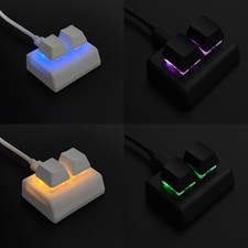 2-key Keypad Mechanical Keyboard DIY Custom USB Copy Paste Shortcut Gaming Keys