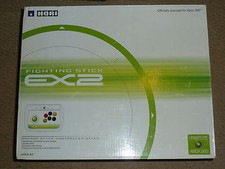 CHIAVETTA DA COMBATTIMENTO MICROSOFT XBOX 360 HORI EX2 USB JOYSTICK JOY FIGHT ARCADE bianco B