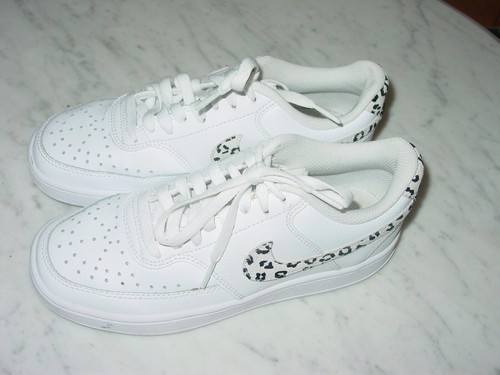2022 Nike Womens Court Vision "Leopard" DD9665-100 Low Shoes! Size 6.5 - Picture 5 of 14