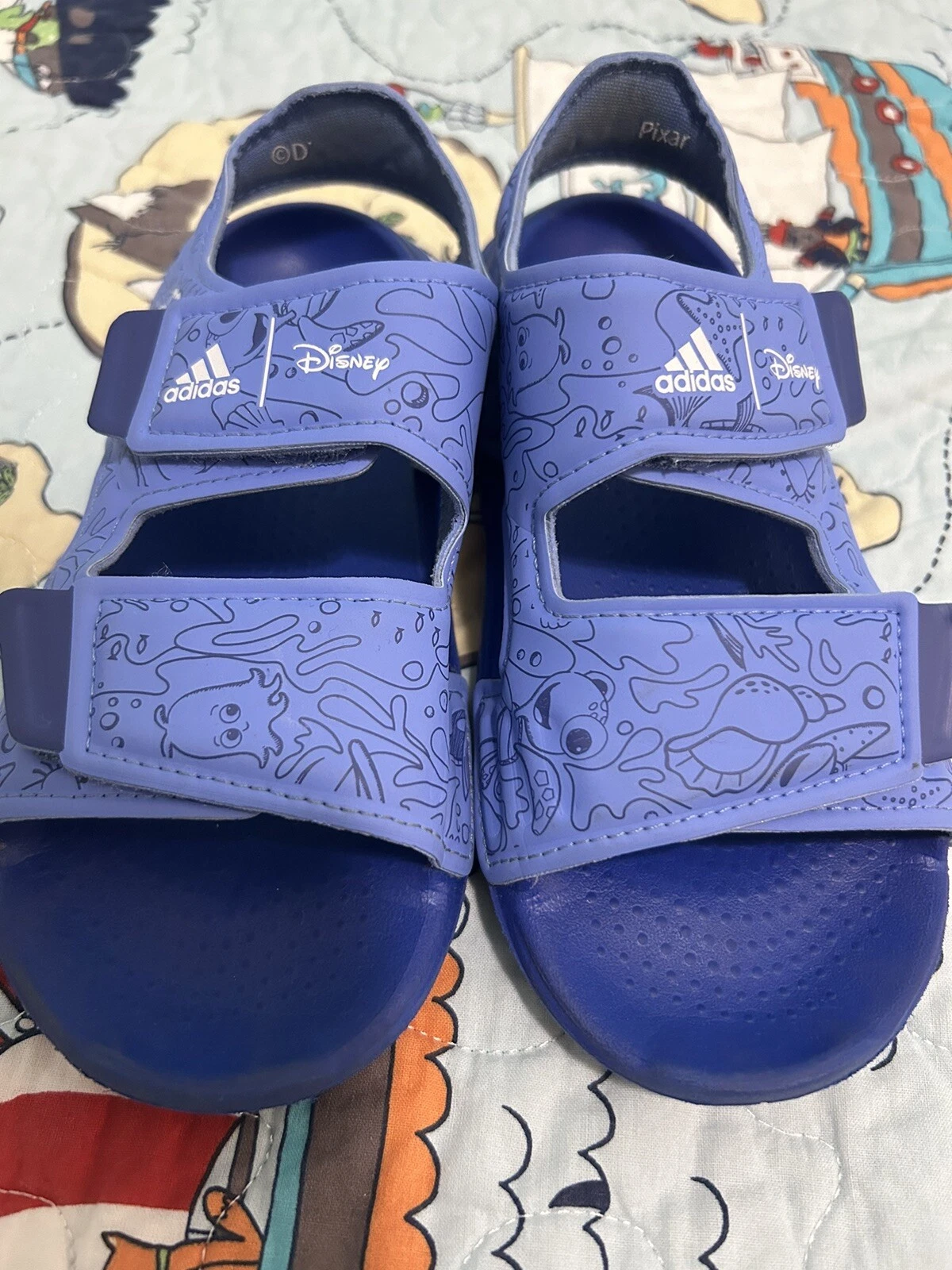 Sandali da nuoto Adidas X Disney Altaswim Alla ricerca di Nemo blu taglia 13