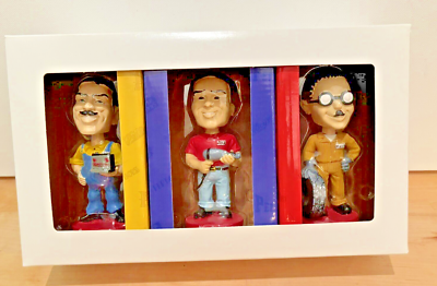 #ad Automotive Pep Boys Bobblehead Set of 3 Hand Painted Ltd Edit NIB Collectibles $25.00