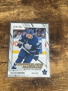 2023-24 O-Pee-Chee #589 Fraser Minten RC