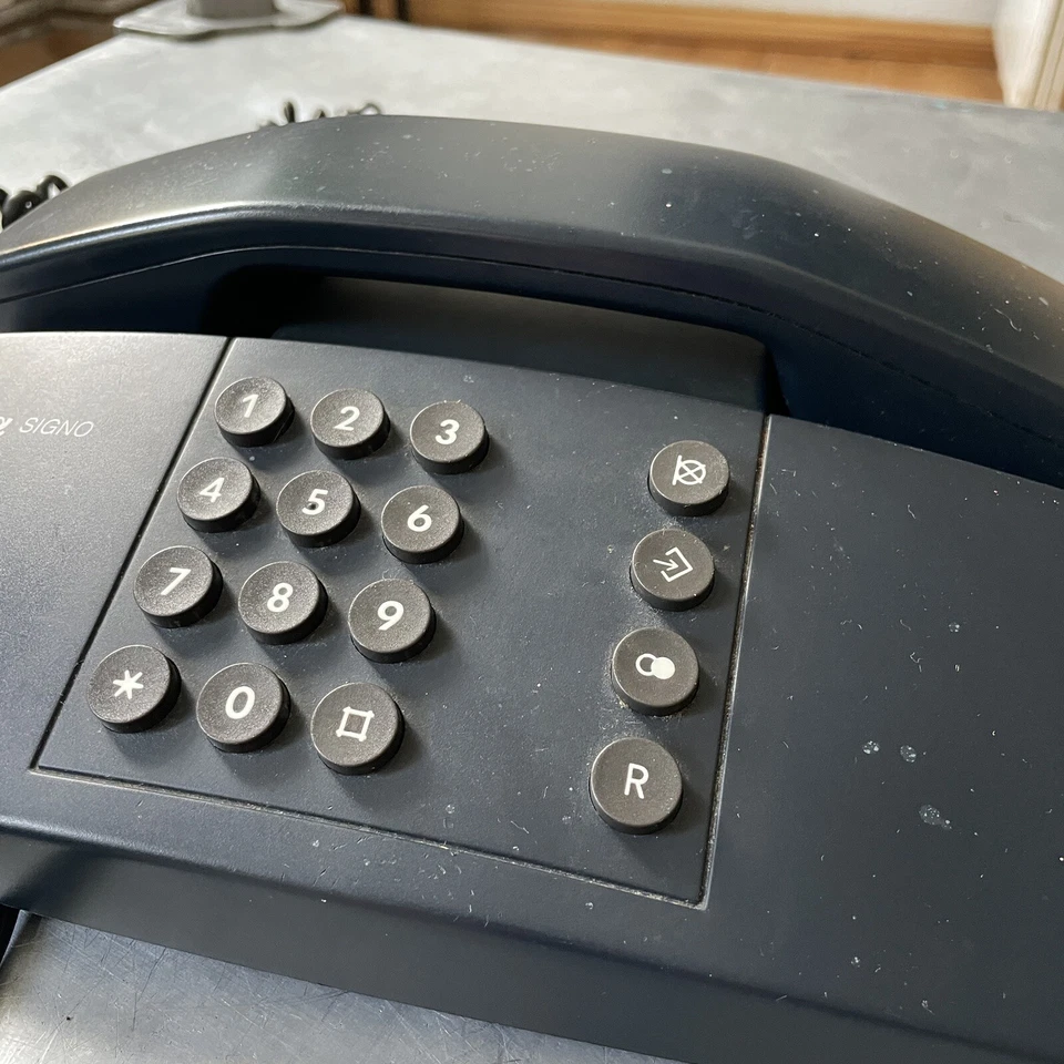 Telekom Telefon SIGNO - Dunkelblau - Made in Germany 1993 - Bild 2 von 4