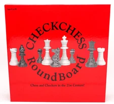 1991 CHECK CHESS Round Board Age 8-88  21st Century Made in USA