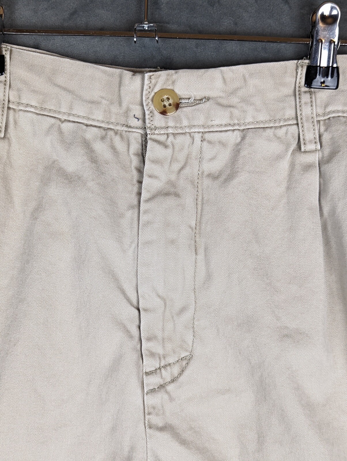 Nautica Shorts Size W32  Beige Chino pockets Summer Cotton Men’s image 4