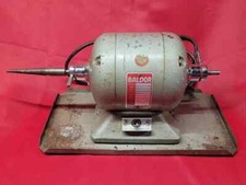 Baldor Model 221 Dental Polishing Lathe 1/6hp 2-Speed - Works Well