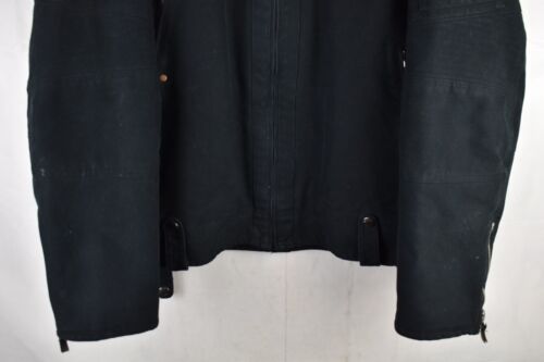 AVIREX Black Cotton Jacket size 2XL Mens Flight Army Utility Cold Weather Casual - Picture 3 of 8